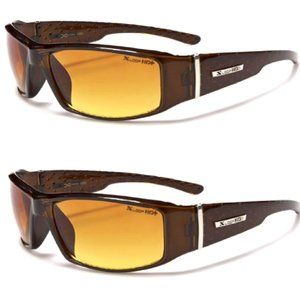 3304 XLoop HD Glasses 2 Pack Brown Sunglasses
